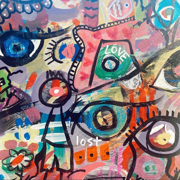 BASQUIAT STYLE original painting - Picture 4 of 4